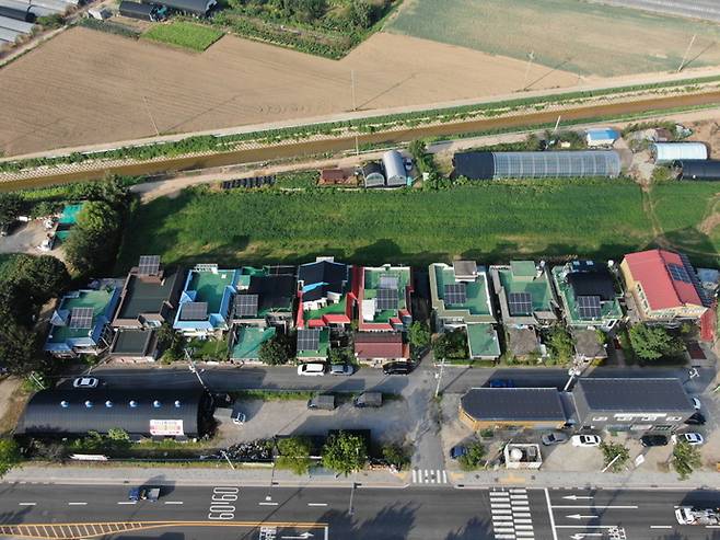 ▲ 능곡21통 에너지 자립마을 전경. 사진=고양시청