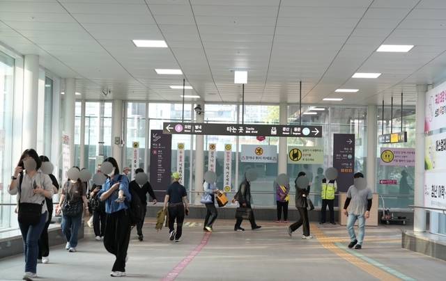 구리역 환승 사진제공=경기도