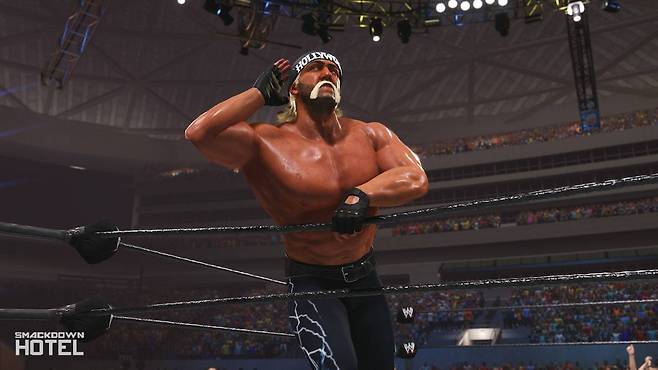 WWE 2K 24에서 등장한 헐크 호건