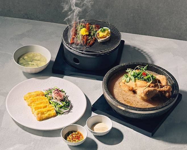 ‘조각보 키친’ 단품 보양 메뉴 / 사진=안다즈 서울 강남