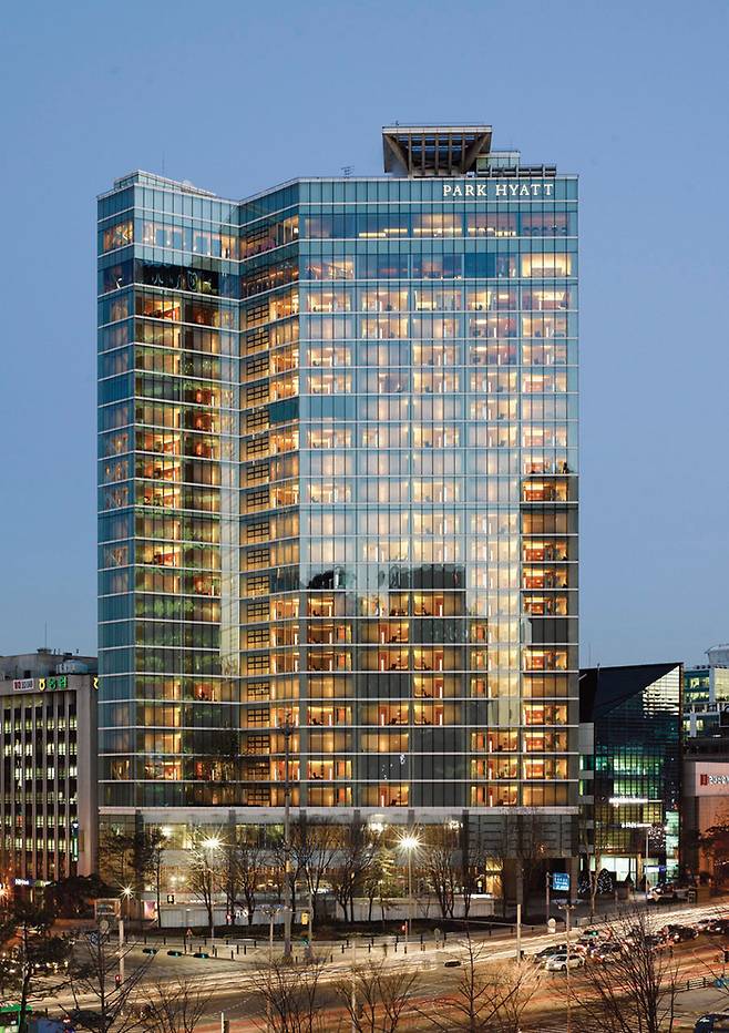 파크 하얏트 서울 외관 / 사잔=파크 하얏트 서울