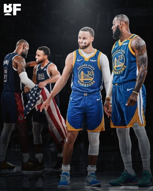 르브론 제임스와 스테판 커리는 NBA 역사상 가장 치열한 경쟁 구도를 형성했다. 그러나 두 선수는 서로 존중하고 있으며 미국을 대표, 2024 파리올림픽에서 금메달을 목에 걸기도 했다. 그런 그들이 2026년 여름, NBA에서 함께할 가능성이 있다. 사진=바스켓볼 포에버 SNS