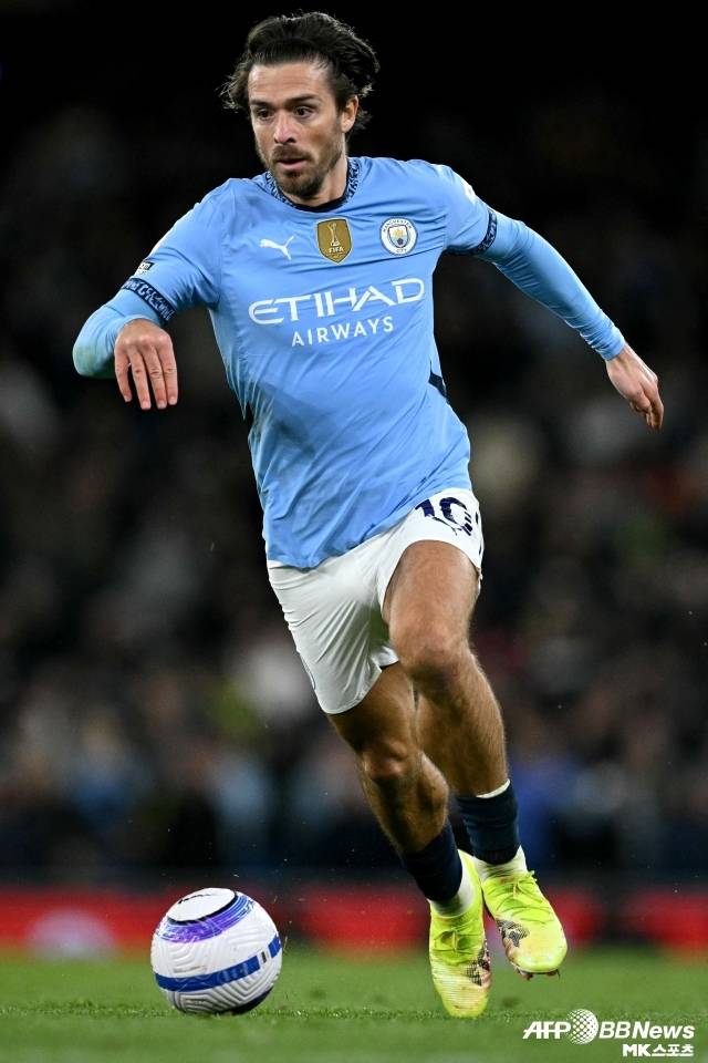 그릴리시는 이미 펩 과르디올라 감독으로부터 외면받았다. 심지어 ‘새 팀을 찾아’라는 말을 듣기도 했다. 토트넘 입장에선 가장 이상적인 선택이 될 수 있다. 사진=AFPBBNews=News1