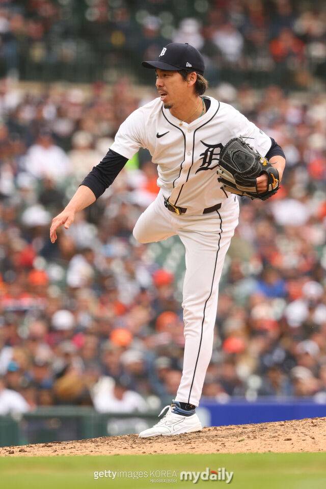 디트로이트 타이거즈 시절의 마에다 겐타./게티이미지코리아