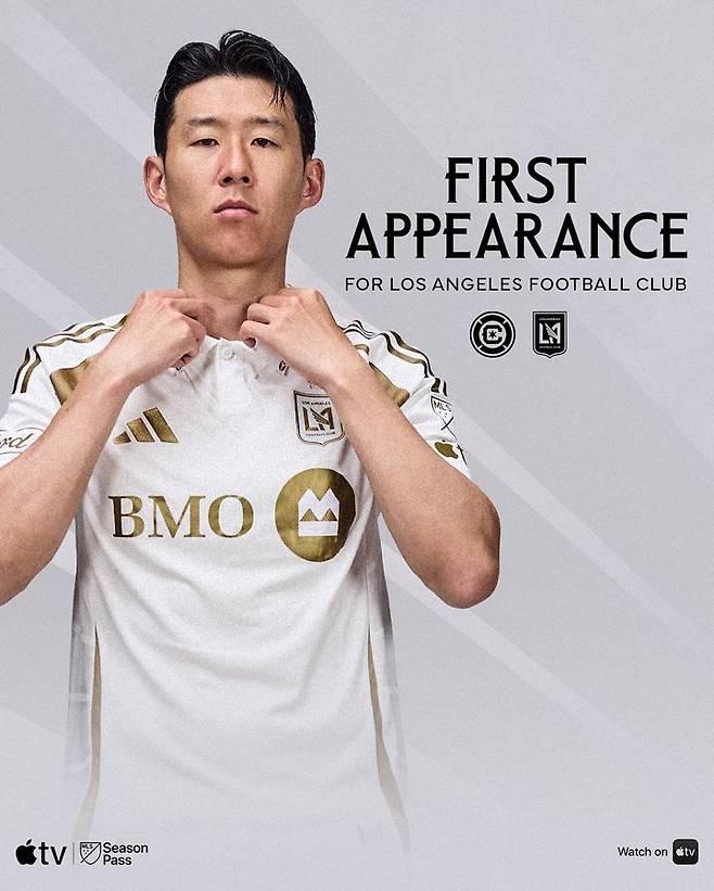 [서울=뉴시스] 미국 프로축구 메이저리그사커(MLS) 로스앤젤레스FC(LAFC)의 손흥민. (사진=LAFC SNS 캡처) *재판매 및 DB 금지