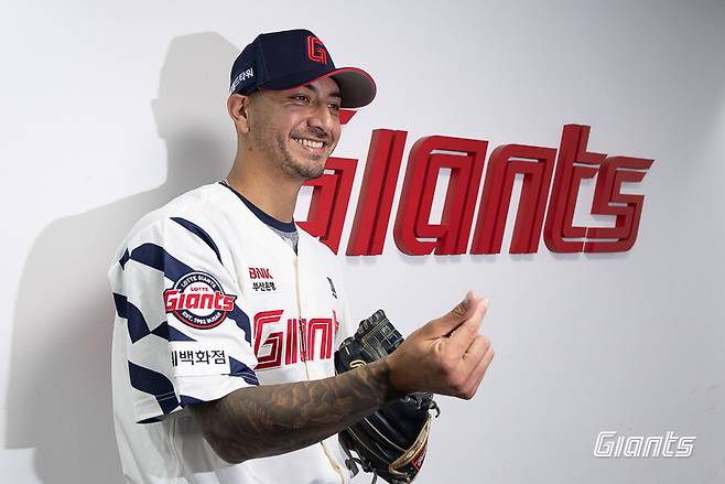 ▲ 당초 12일 대전 한화전에서 KBO리그 데뷔전을 치를 예정이었던 벨라스케즈는 하루 더 여유를 가지고 13일 등판한다 ⓒ롯데자이언츠
