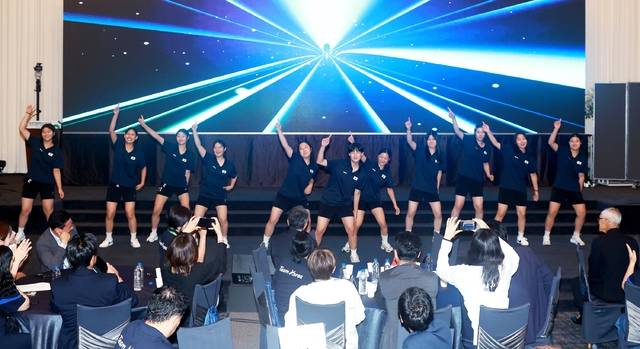 지난 7일 익산 웨스턴라이프호텔에서 제29회 한·일 청소년 스포츠교류 행사 환송연이 진행되고 있다./사진 제공=익산시체육회