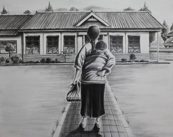 박금만 작가 김명시 장군 연작 중 '마산의 불꽃'(90×72㎝, 2025). /박금만