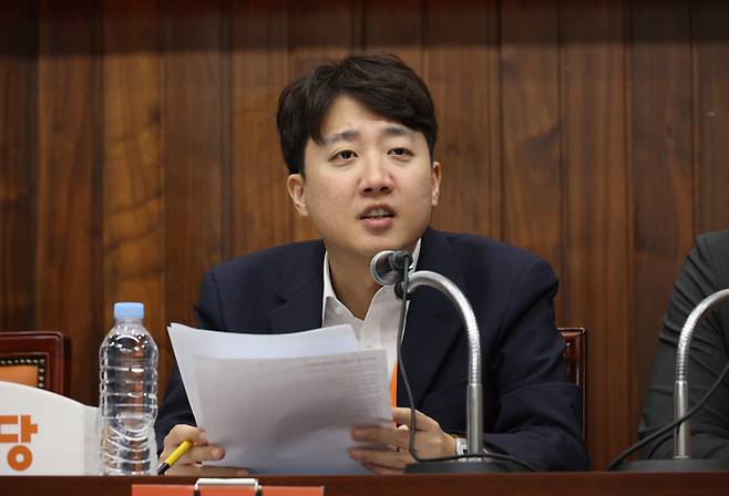 11일 서울 여의도 국회도서관에서 열린 개혁신당 3기 지도부 언론인 연찬회에서 개혁신당 이준석 대표가 발언하고 있다. 연합뉴스