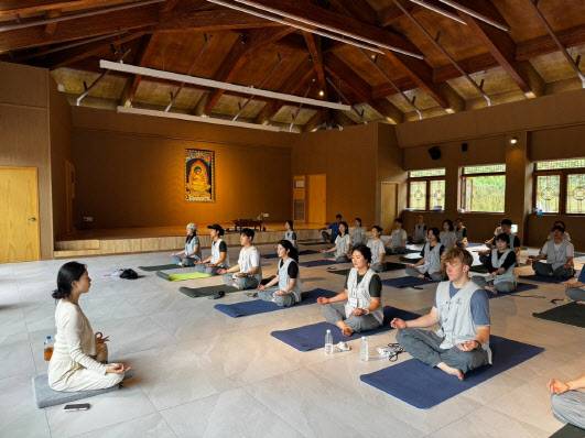 양양 낙산사의 템플스테이 프로그램 체험 모습(사진=한국불교문화사업단).