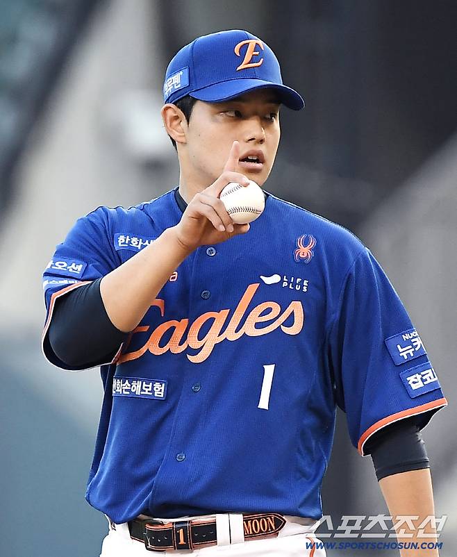 10일 서울 잠실구장에서 열린 한화-LG전. 한화 선발투수로 마운드에 오른 문동주. 잠실=정재근 기자 cjg@sportschosun.com/2025.8.10/