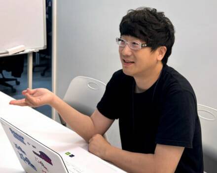 강병탁 AI스페라 대표. "덕업일치 삶을 살고 있다"며 미소 지었다.