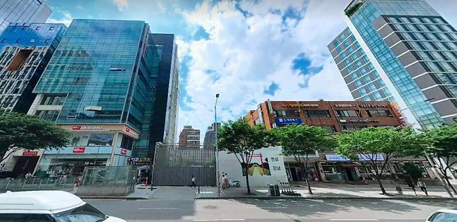지난 7월 기준 서울 강남구 역삼동 '강남 피엔폴루스 크리아체' 부지./카카오맵 제공