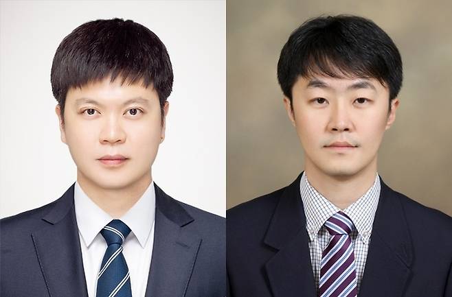 민유호 경북대 교수(왼쪽)와 노종욱 교수