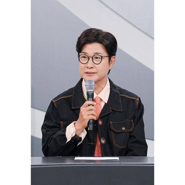 김성주가 '히든아이'의 1주년 기념 기자간담회에 참석했다. MBC에브리원 제공