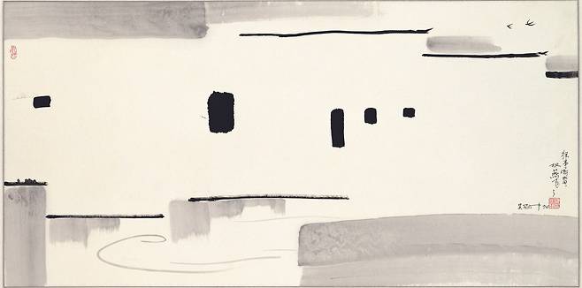 “Reminiscences of Jiangnan” by Wu Guanzhong (HKMoA)
