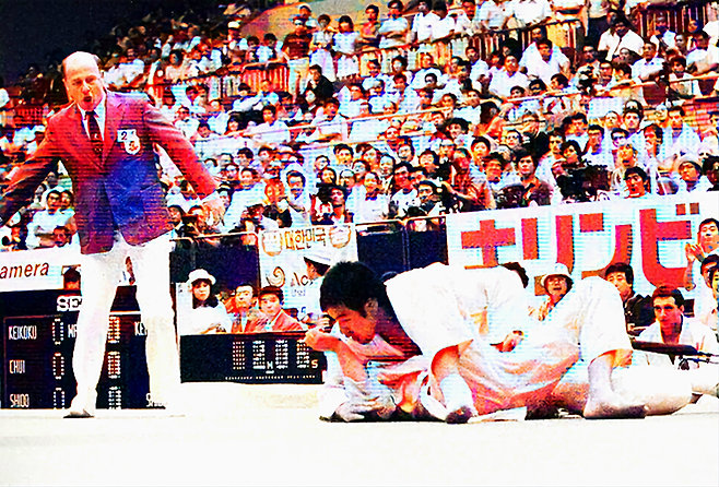 서울올림픽기념국민체육진흥공단 하형주 이사장은 1985년 제13회 일본 고베 국제대학스포츠연맹 하계유니버시아드 유도 95㎏ 금메달리스트다. 사진=본인 제공