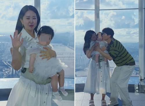 방송인 박수홍(55)이 출산 후 다이어트를 알린 아내의 근황을 전했다.