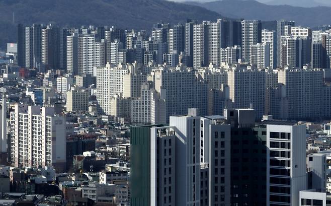 지난 2월 대구 중구에서 바라본 대구 도심 아파트. 2025.02.19. /사진=뉴시스