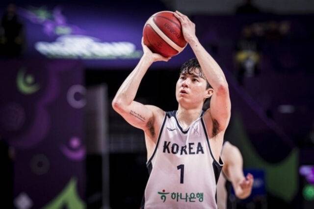 슛하는 이현중. /대한민국농구협회 제공