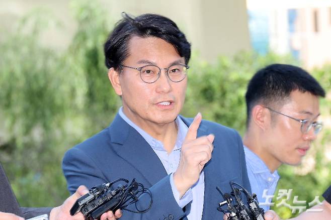 공천 개입 의혹을 받는 윤상현 국민의힘 의원. 박종민 기자