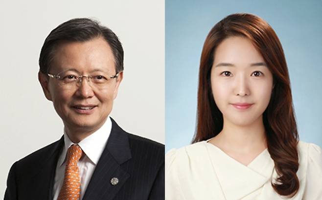 최진호 석좌교수(왼쪽)와 최고은 교수. 단국대 제공