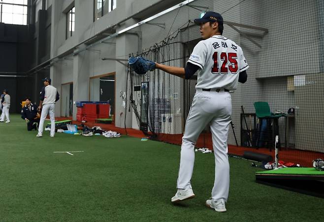 두산 베어스 투수 윤태호. /사진=두산 베어스 제공