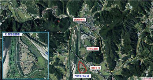 간현생태공원 위치도 [원주시 제공.재판매 및 DB 금지]