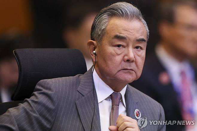 왕이 중국 외교부장 [AP 연합뉴스 자료사진. 재판매 및 DB 금지]