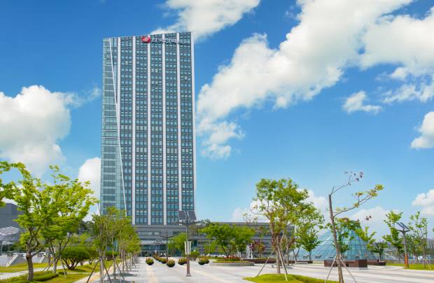 나주시 빛가람동 한전 본사 전경