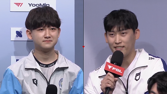 스프링 챔피언 '원더08' 고원재는 '제이드' 이현민을 선택했다(출처=이벤트 실황 캡처).