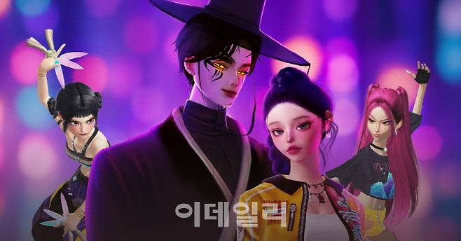 글로벌 메타버스 플랫폼 제페토에서 크리에이터들이 넷플릭스 애니메이션 케이팝 데몬 헌터스 캐릭터를 만들었다.(사진=제페토 갈무리)