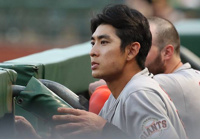 이정후는 12일(한국 시간) 미국 캘리포니아주 샌프란시스코 오라클 파크에서 열린 2025 메이저리그(ML) 정규시즌 샌디에이고전 6번 중견수로 선발 출전해 1안타를 기록했다. 사진 | Imagn Images 연합뉴스