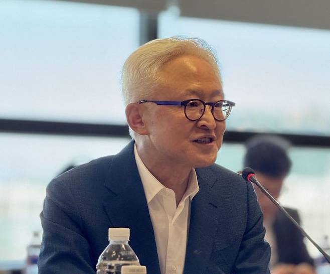 경계현 삼성전자 전 반도체 부문 사장이 12일 광화문 과기자문위에서 열린 과기인재 유출방지유지 대책 TF에서 발언 하고 있다. 사진=백종민 테크 스페셜리스트