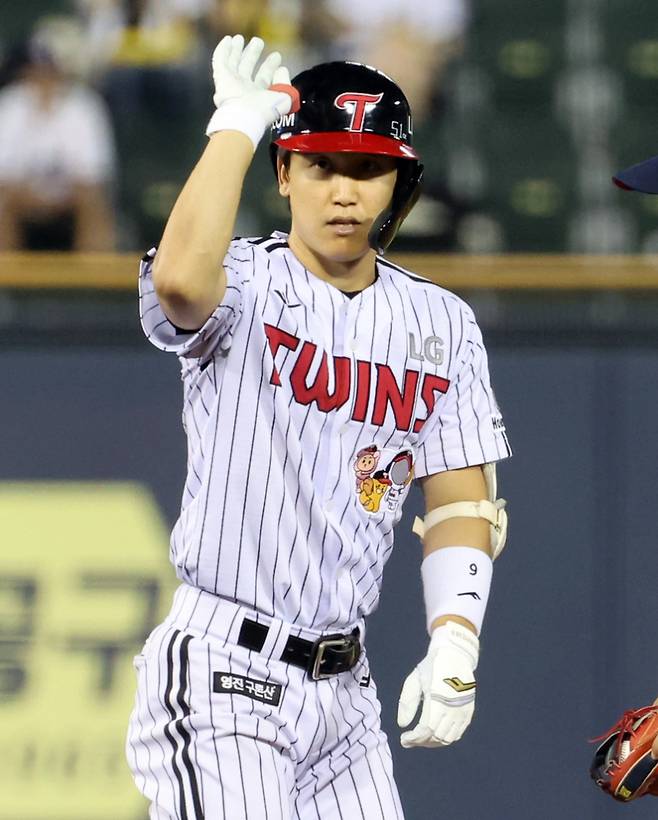 LG 구본혁. 잠실=정시종 기자 capa@edaily.co.kr /2025.08.06.