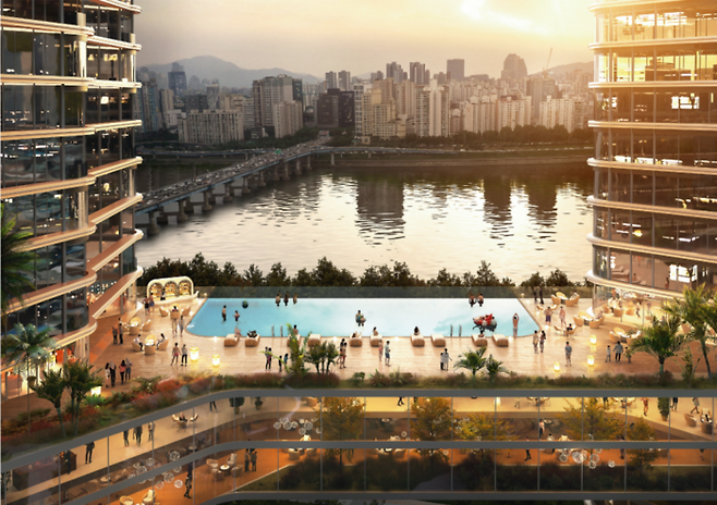 성수전략정비구역 4지구 인피니티풀 설계안 <출처=성수전략정비구역4지구>