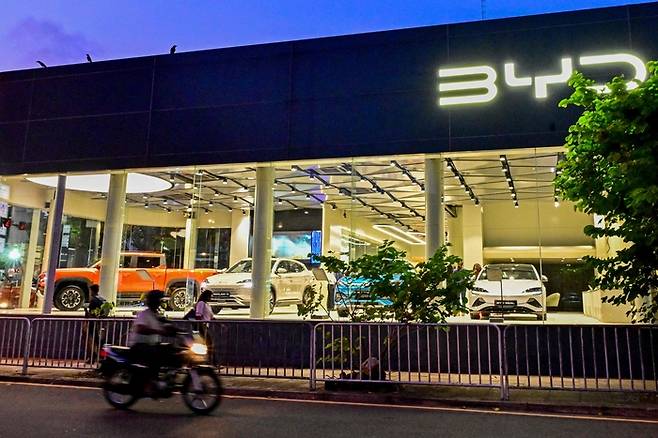 BYD 매장 전경. AFP연합뉴스