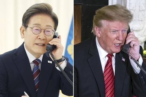 이재명 대통령(왼쪽)-트럼프 미국 대통령 [EPA = 연합뉴스]