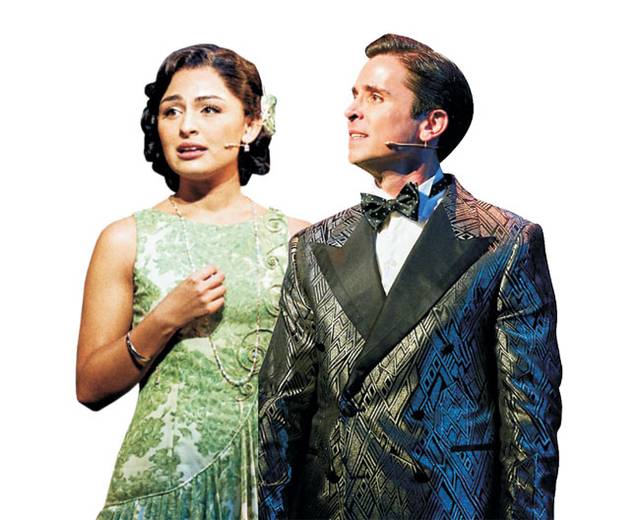 주인공 제이 개츠비(오른쪽)와 그가 사랑하는 연인 데이지 뷰캐넌.  오디컴퍼니 제공