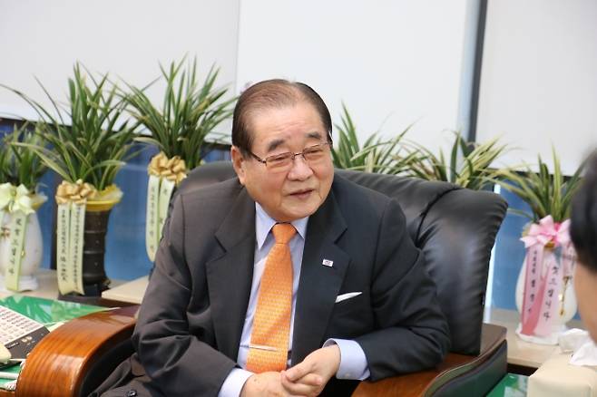 이종찬 광복회장. 광복회 제공
