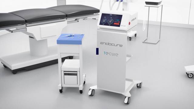 미국 식품의약국(FDA)으로부터 혁신의료기기로 지정된 티큐어의 ‘티큐어'의 레이저 치료기기 ‘EndoCure’. 부산연합기술지주 제공