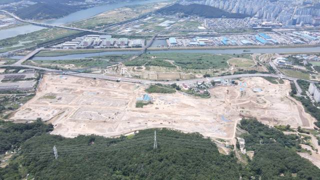 지난 5월 말 준공된 가산산단 전경. 양산시 제공