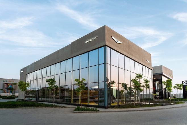 제네시스 이집트 전시관 외관 (사진=제네시스)