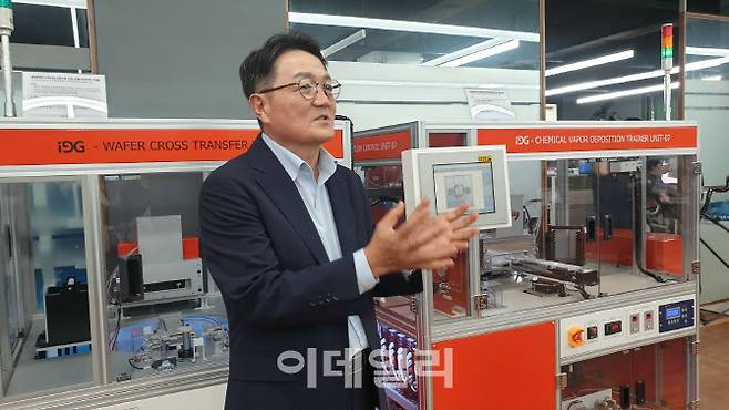 김창일 아이지 대표이사. (사진=김응태 이데일리 기자)