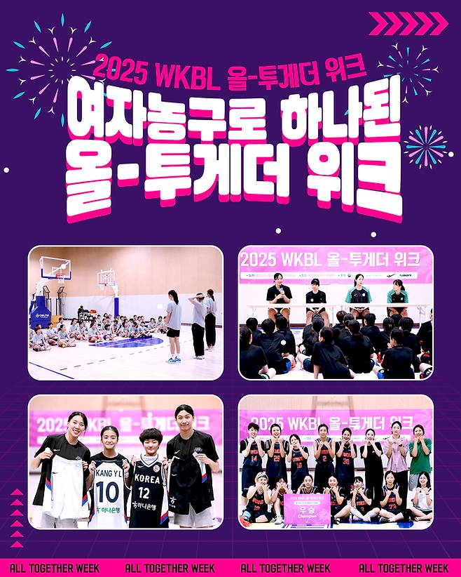 2025 WKBL 올-투게더 위크가 성공적으로 마무리됐다. 사진 | WKBL