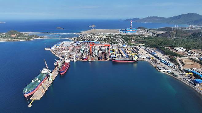 HD현대베트남조선 야드 전경. /HD현대 제공