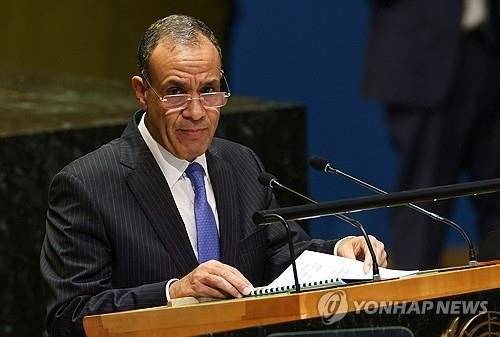 바드르 압델라티 이집트 외무장관.로이터연합뉴스