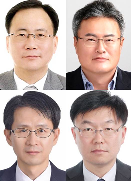 왼쪽부터 시계방향으로 문화체육관광부 제1차관 김영수(현 문체부 국립중앙박물관 행정운영단장), 제2차관 김대현(전 문화체육관광부 종무실장), 통계청장 안형준(현 통계청 차장), 조달청장 백승보(현 조달청 차장) [사진=대통령실]