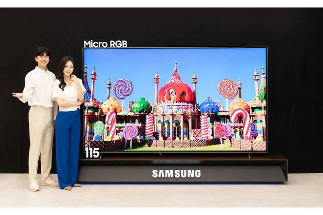 삼성전자의 115형 마이크로 RGB TV / 출처=삼성전자