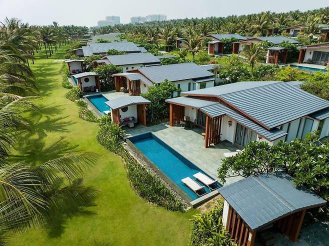 래디슨 블루 리조트 캄라인 베드룸 비치 프론트 풀빌라 / 사진=해시컴퍼니